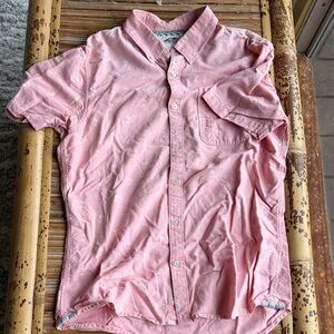 Vans Light Pink Casual Button-Down Shirt